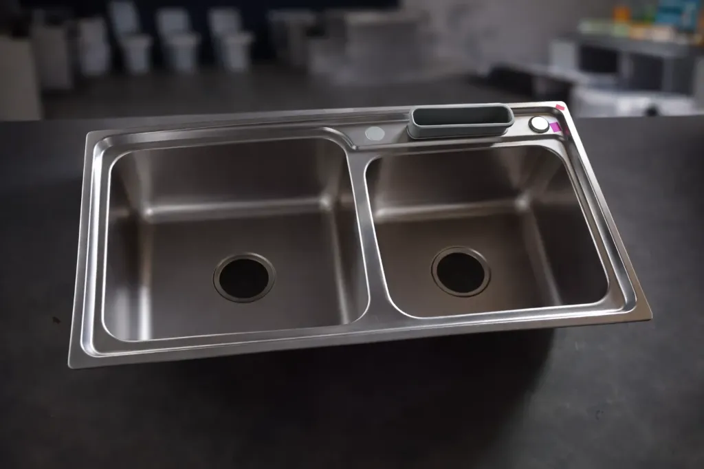 [8043] Double Kitchen Sink- 8043