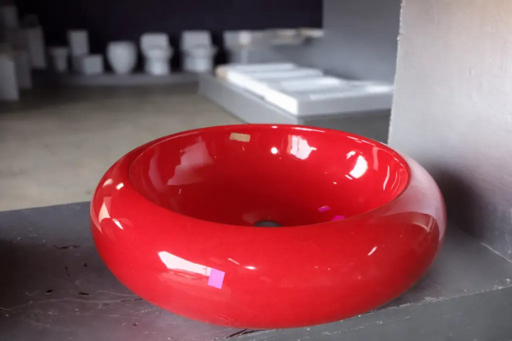 [233CC] Artistic Wash Hand Basin (Red)-233CC
