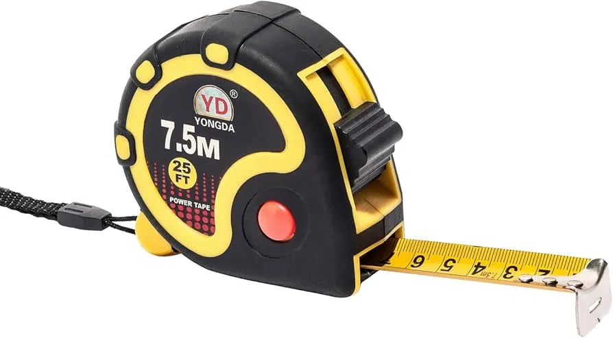 Tape Measure 7.5m(25ft)-knicker(Professional Design)